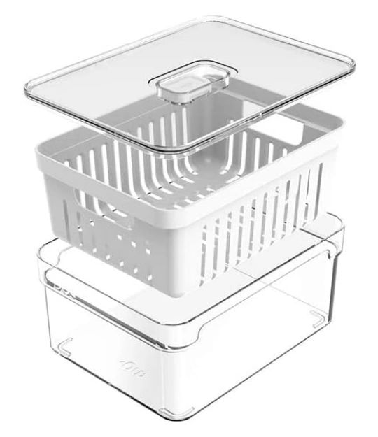 184 Kit 4 Organizadores Ou Clear Fresh3