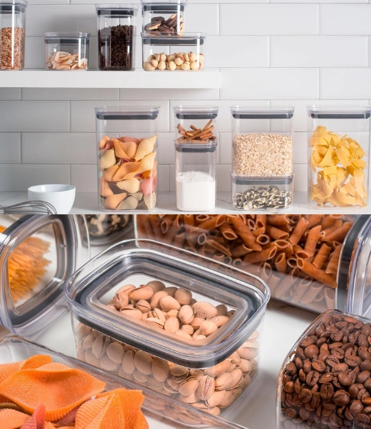 190 Conjunto Potes Herméticos Para Alimentos3