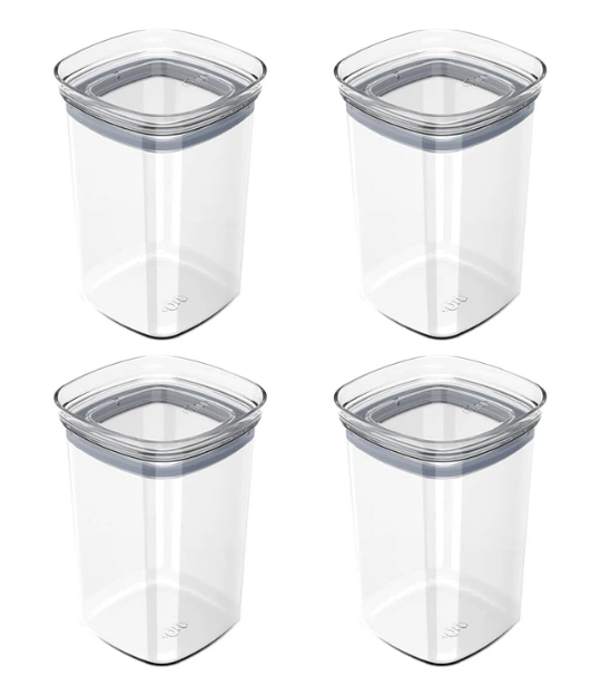 202 Kit Potes Herméticos Quadrados